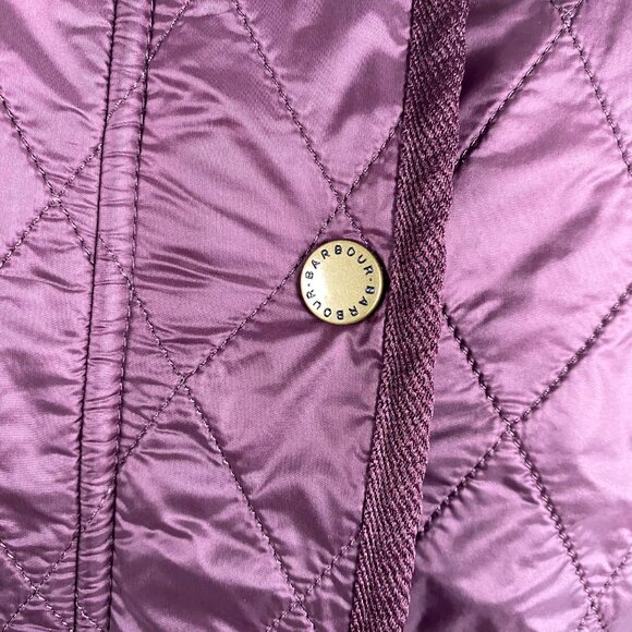 Barbour Quilted Vest in Burgundy - Picture 4 of 11